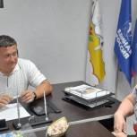 Депутат Александр Руденко провел прием жителей своего избирательного округа