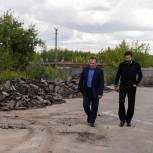 Домодедовские единороссы осмотрели площадку «Мегабак» по новому адресу