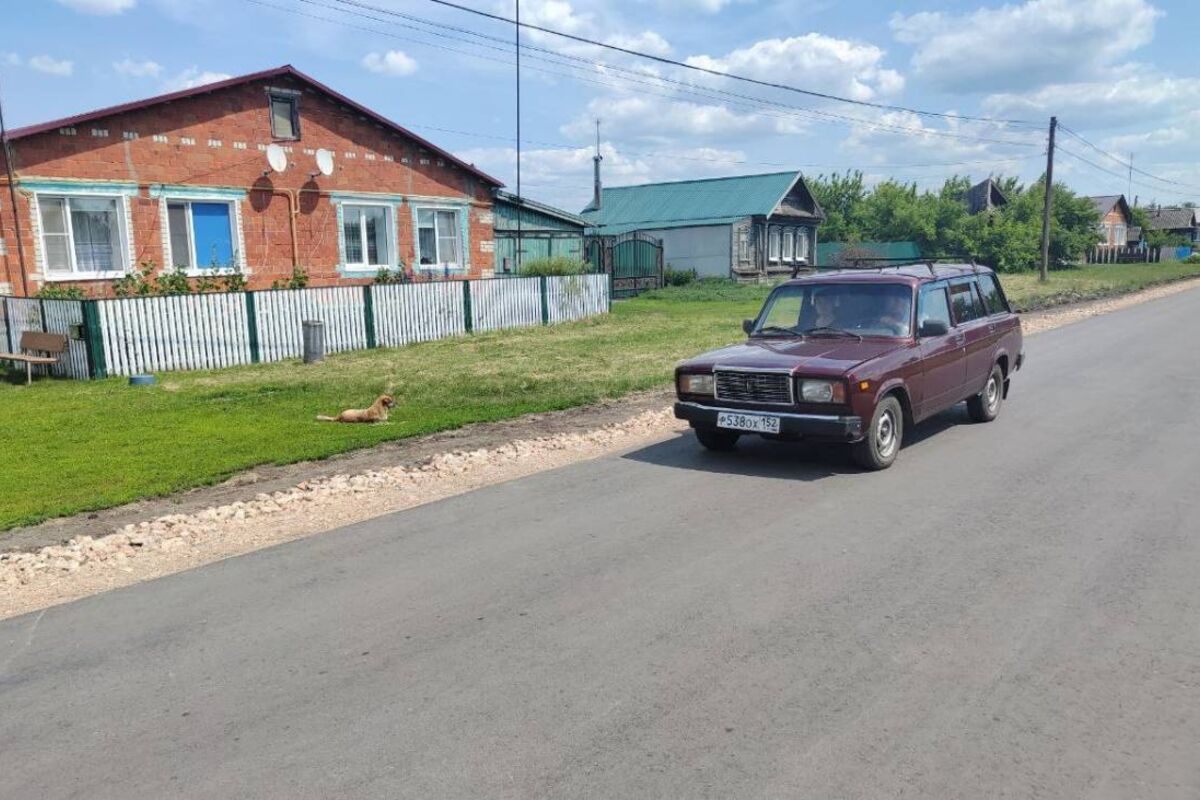 Два подъезда к селу Медяна в Пильнинском округе отремонтировали на месяц  раньше установленного срока