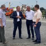 Единороссы проинспектировали ход ремонтных работ на эстакаде в Луганске