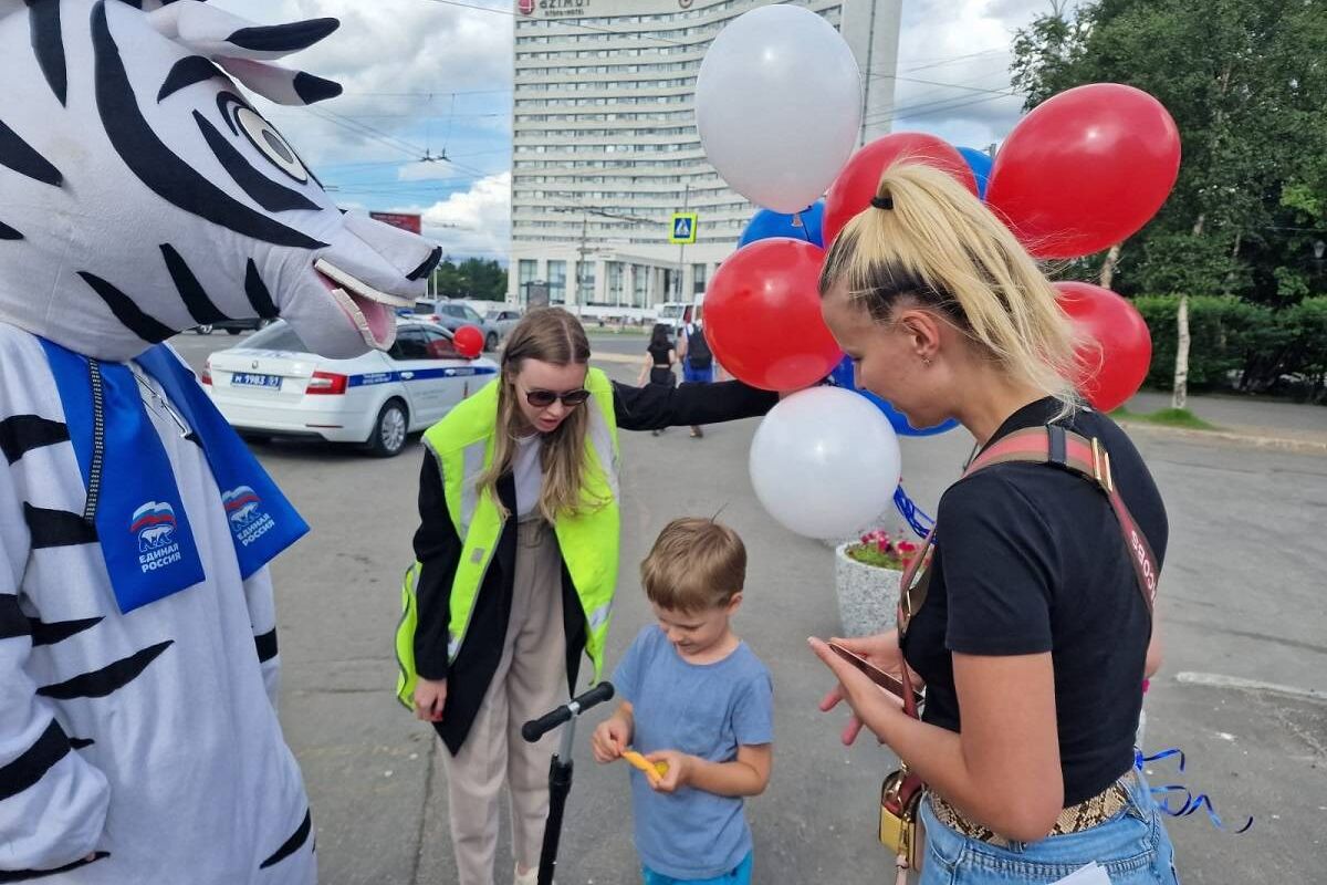 В Мурманске прошла акция «Весёлая зебра»