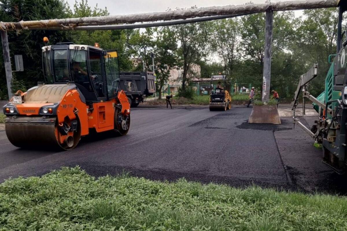 В Локомотивном завершен ремонт автомобильной дороги