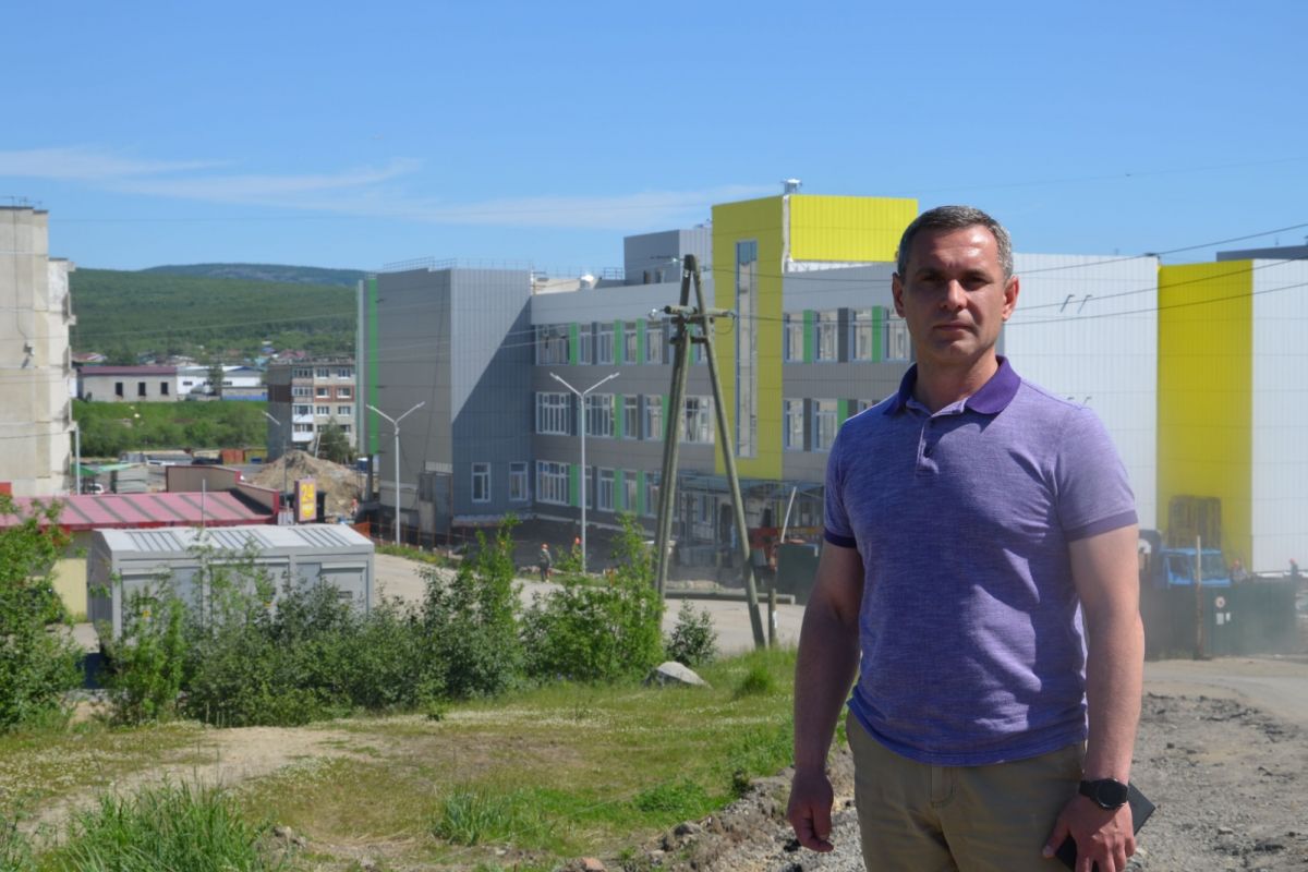 В Магадане завершается строительство новой школы в Третьем микрорайоне