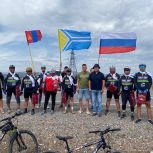 В Туве «Единая Россия» поддержала международный велопробег