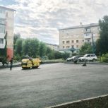 В Сатке ведутся работы по благоустройству на улице Солнечной