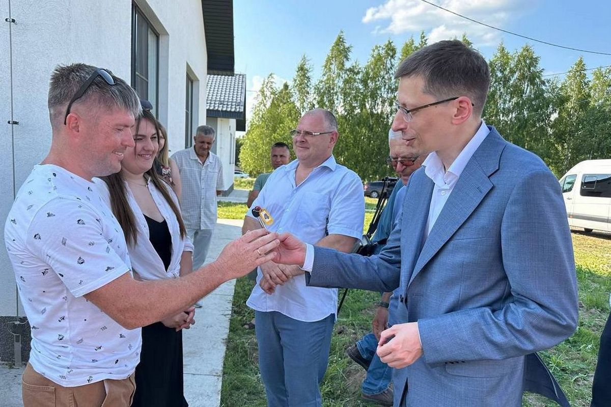 Шесть семей из Богородского округа получили ключи от новых домов,  построенных по госпрограмме «Комплексное развитие сельских территорий»