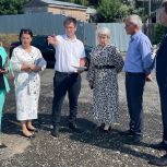 Партийцы провели очередной выездной прием