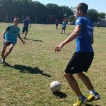 В Херсонской области «Единая Россия» организовала турнир по дворовому футболу