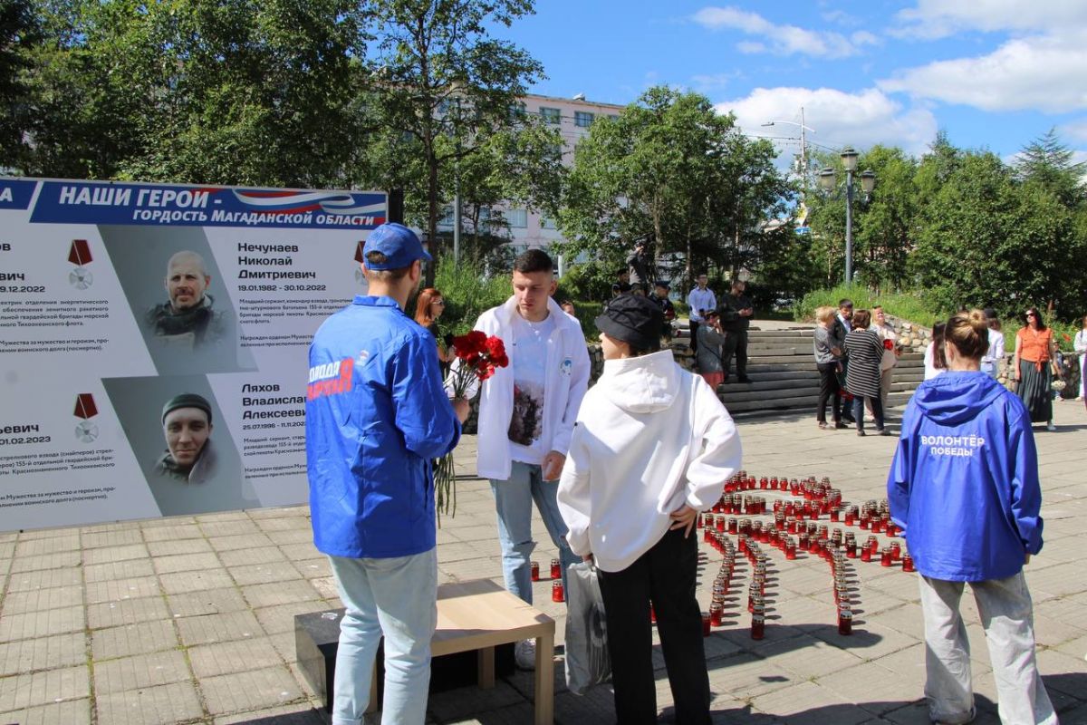 В Магадане почтили память детей-жертв войны в Донбассе