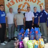 «Единая Россия»» передала корм в питомник для бездомных животных в Туле