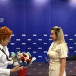 Партийца Галину Михайловну Сивизьянову поздравили с 85-летним юбилеем