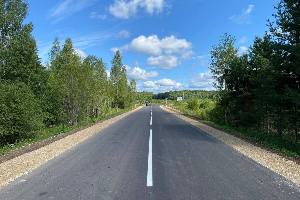 Участок дороги в село Большое Содомово отремонтировали в Тонкинском округе