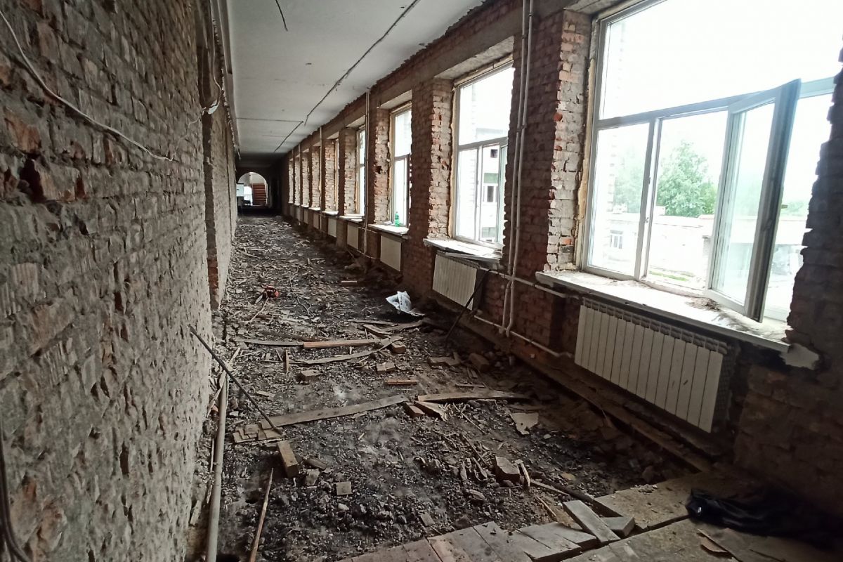 В Тогучине по народной программе реконструируют школу №1