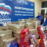 «Единая Россия» отправила из Новгородской области первую партию кормов для животных Курской области