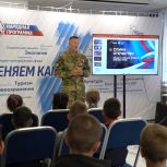 «Единая Россия» организовала для школьников Петропавловска-Камчатского встречу с участником СВО