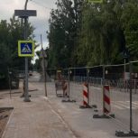 В Черняховске продолжается обновление пешеходной инфраструктуры
