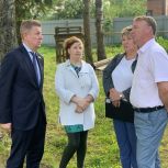 Рабочая группа проекта «Партийный десант» оценила ремонт клуба в Калинках Судиславского района