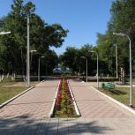 В Акбулаке завершили благоустройство парка Победы