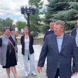 Панков: В Пугачеве продолжается благоустройство Революционного проспекта