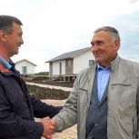 Владимир Сидоров проверил строительство малоэтажных домов в Пронском районе