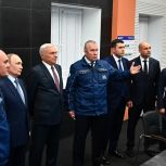 Президент России Владимир Путин посетил Магнитогорск
