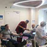 В Москве участники донорской акции «Единой России» сдали более 14 литров крови