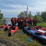В Кондинском районе при поддержке партийцев прошёл семейный сплав на байдарках