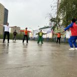Заряд энергии под дождём с Единой Россией!