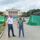 Сергей Кузьменко осмотрел объекты благоустройства в городе Артёме