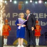 Вячеслав Брозовский поздравил среднеуральцев с Днём города
