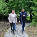 Депутат Госдумы от «Единой России» Артём Туров посетил с рабочим визитом Духовщинский округ