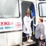Социальный автопоезд «Забота и здоровье» принял более 140 пациентов в селе Напольное Сараевского района