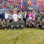 При поддержке «Единой России» в Волово Липецкой области открылся летний спортивно-патриотический лагерь