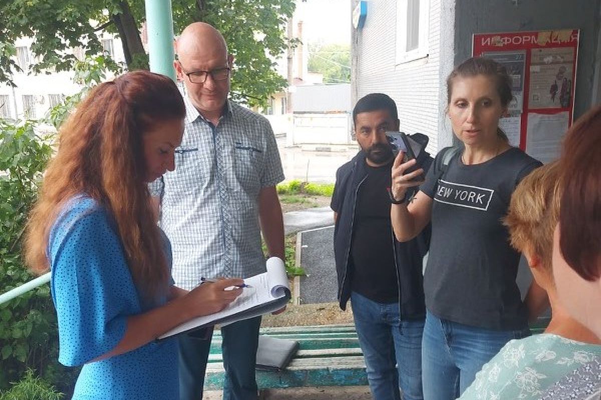 Дарья Герасимова приняла участие в приемке работ, выполненных по проекту «Наш город»