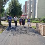 В Йошкар-Оле оценили качество ремонта тротуаров по проекту «Школа ЖКХ»