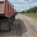 В поселке Мурмино Рязанского района продолжается ремонт дороги
