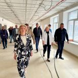 Депутат Госдумы Тамара Фролова проинспектировала ход капитального ремонта школы №7 в Мичуринске