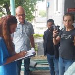 Дарья Герасимова приняла участие в приемке работ, выполненных по проекту «Наш город»