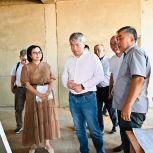 В Курумканском районе продолжается строительство новой поликлиники