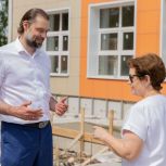 Александр Калашников проконтролировал процесс капитального ремонта Спасской гимназии