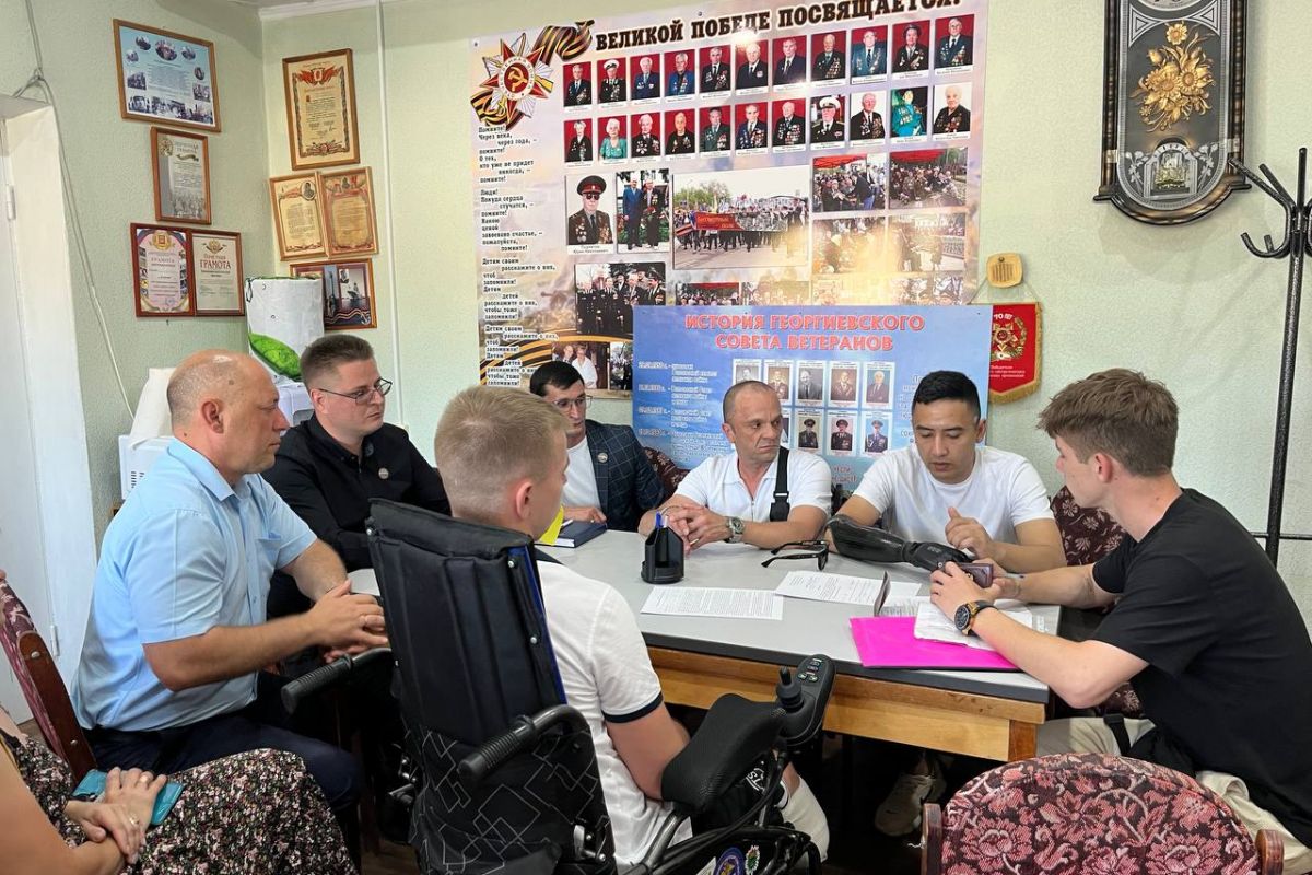 Ассоциация ветеранов СВО при участии «Единой России» провела первый приём граждан