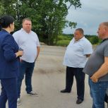 Юлия Феоктистова и Владимир Материкин провели депутатский контроль за ходом капитального ремонта автомобильной дороги Тамбов – Шацк