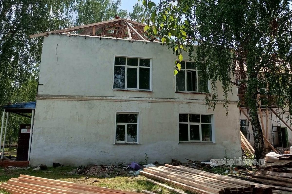 По народной программе капитальный ремонт детского сада «Березка» выполнен на 44%