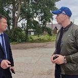 Советник губернатора Архангельской области Сергей Пивков посетил с рабочим визитом Виноградовский округ