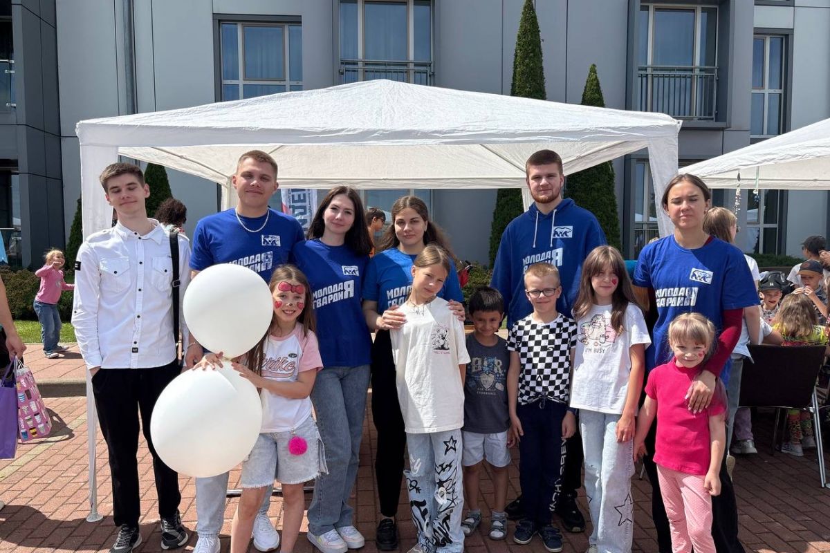 Калужские молодогвардейцы помогли в организации детского праздника