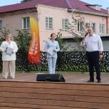 В сквере Шершни прошел праздник, приуроченный ко Дню семьи, любви и верности