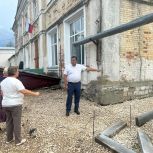 Единороссы Сасовского округа проверили процесс благоустройства территории Староберезовской школы