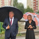 Партийный десант проверил темпы благоустройства общественного пространства в Димитровграде