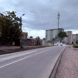 В мкр. Чкаловск модернизируется дорожная инфраструктура вокруг мемориального комплекса