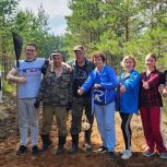 Активисты «Единой России» приняли участие в субботнике в посёлке Чагода Вологодской области